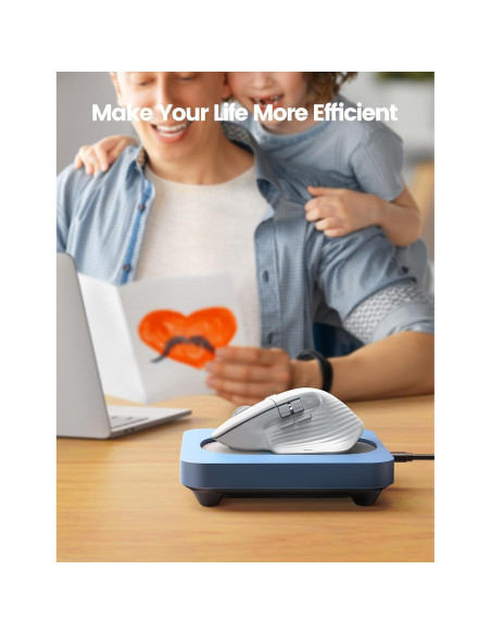 Mover de Ratón Vaydeer Ampliado con Pantalla LED y Botones