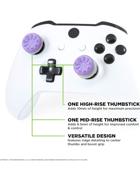 KontrolFreek FPS Freek Galaxia Púrpura para Xbox One y Series X