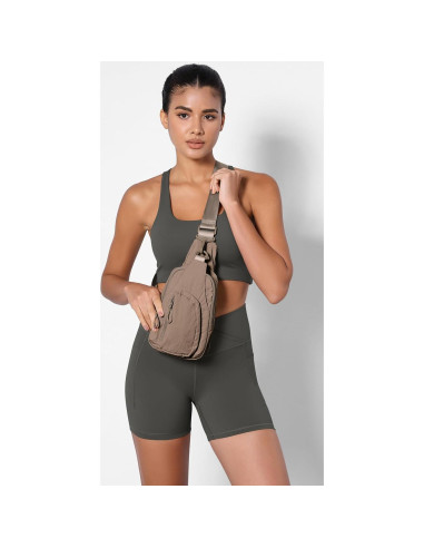 Bolsa Cruzada ODODOS Diaria Ajustable Impermeable 22x15cm