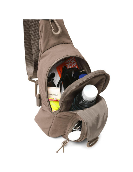 Bolsa Cruzada ODODOS Diaria Ajustable Impermeable 22x15cm