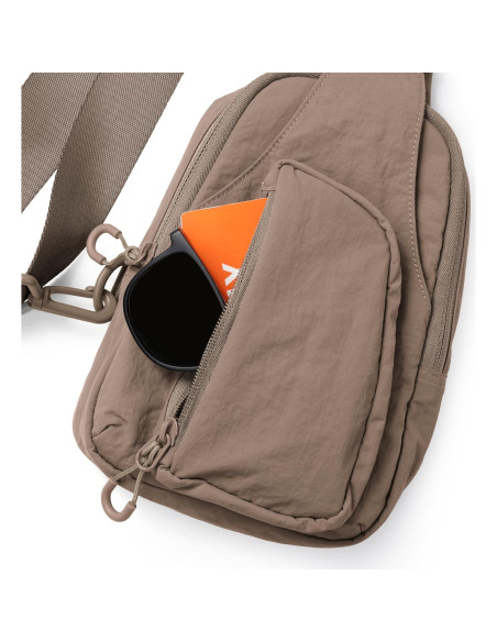 Bolsa Cruzada ODODOS Diaria Ajustable Impermeable 22x15cm