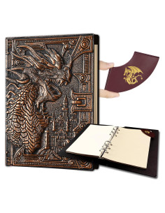 Cuaderno DND Ancient Deer 400 Páginas Cuero Sintético