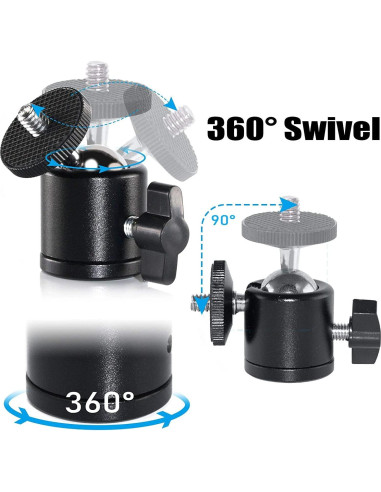 Soporte de Webcam Tripode Ajustable AceTaken 24-45.5cm