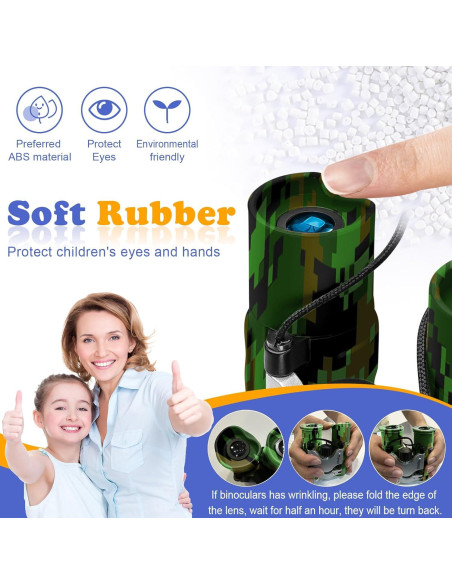 Binoculares Obuby 8x21 para Niños Compactos y Seguros