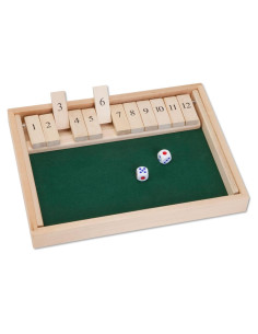 Juego de Mesa 3-en-1 Cierra La Caja Bits y Piezas - Madera