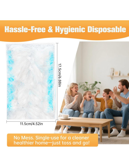 Recargas Duster 50PCS Jenoudar Azul para Swiffer