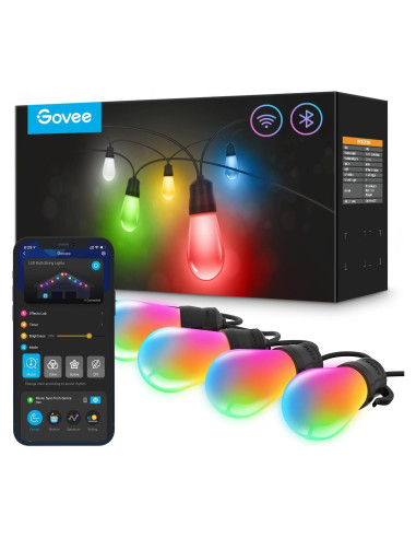 Luces de Cadena Inteligentes Govee H7021 29.26m RGBIC IP65