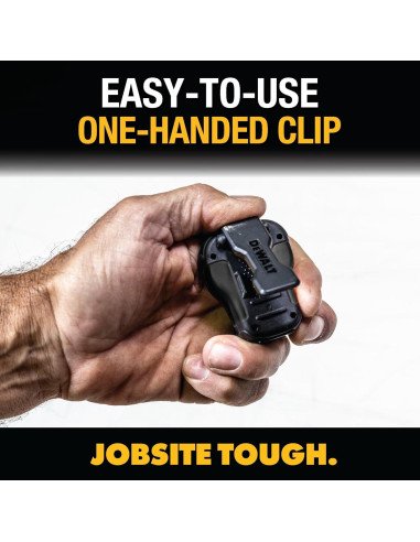 Altavoz Bluetooth DEWALT Portátil Resistente al Agua Negro