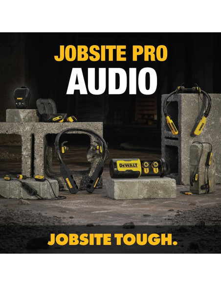 Altavoz Bluetooth DEWALT Portátil Resistente al Agua Negro