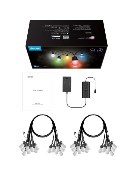Luces de Cadena Inteligentes Govee H7021 29.26m RGBIC IP65