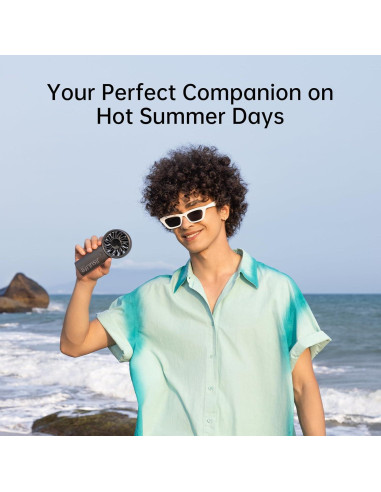 Ventilador de Mano JISULIFE Life4 5000mAh 5 Velocidades