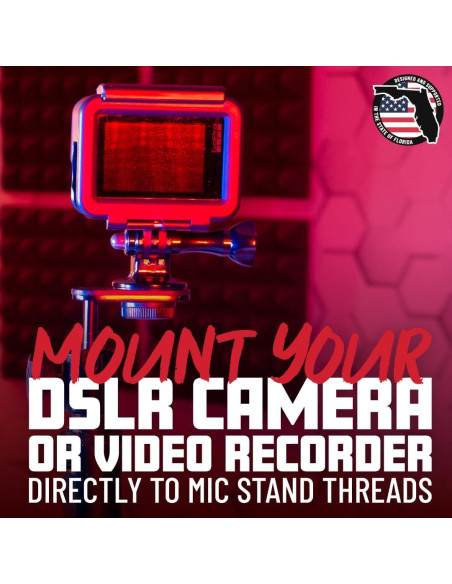 Adaptador de Soporte de Micrófono Gator Frameworks GFW-MIC-CAMERA-MT