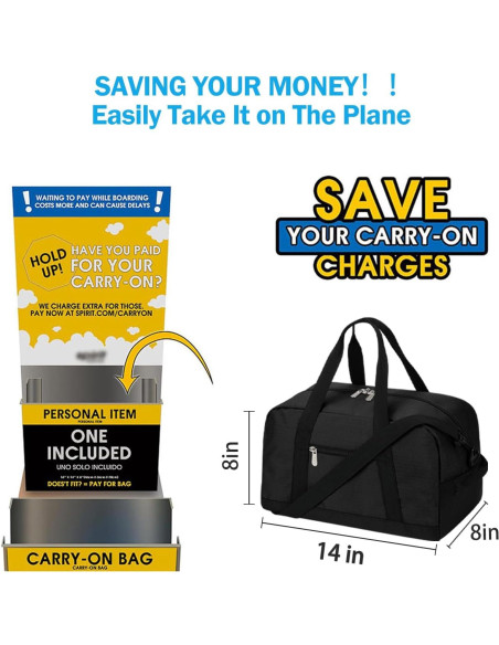 Bolsa de Gimnasio Pequeña Apenze 35.56x20.32x20.32cm Negra