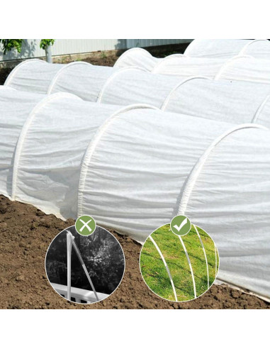 Arcos de Jardín Sunwuk 60pcs Tamaño M para Invernadero 2.5-5.5ft