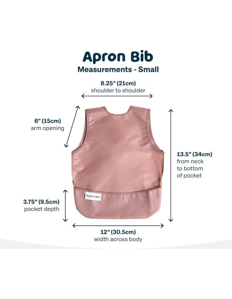 Baberos Impermeables Tiny Twinkle - 2 Unidades para Bebés 6-24 Meses