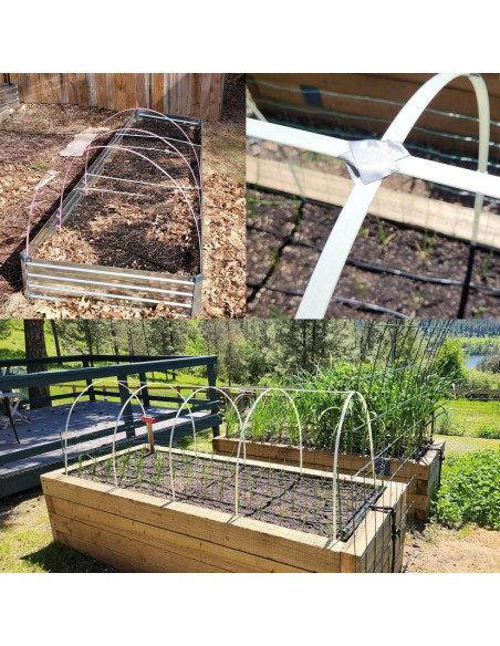 Arcos de Jardín Sunwuk 60pcs Tamaño M para Invernadero 2.5-5.5ft