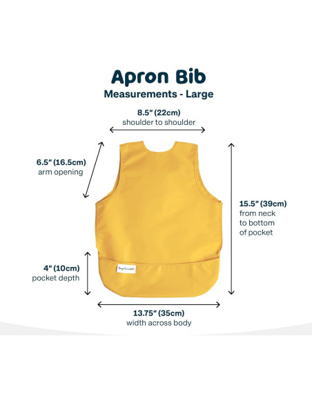 Baberos Impermeables Tiny Twinkle - 2 Unidades para Bebés 6-24 Meses