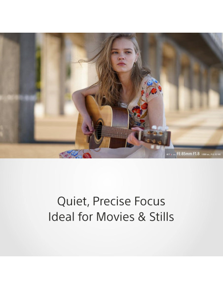 Lente Sony SEL-85F18 85mm F1.8 para Cámaras Montura E Lente Sony SEL-85F18 85mm F1.8 para Cámaras Montura E