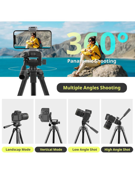 Trípode Sensyne 162.5 cm para Teléfono y iPad con Control Remoto