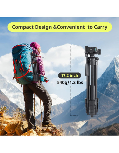 Trípode Sensyne 162.5 cm para Teléfono y iPad con Control Remoto