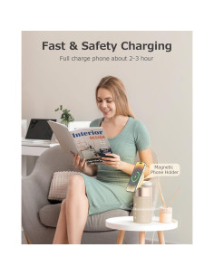 Altavoz Bluetooth COLSUR S02 con Cargador Inalámbrico 2 en 1 2