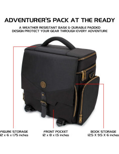 Bolsa de Mesa ENHANCE DnD para Aventureros - Negro 2