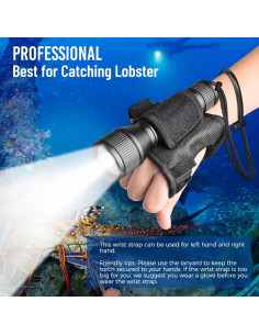 Linterna de Buceo ORCATORCH D550 1000 Lúmenes IP68 2