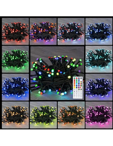 Luces de Cuerda RGB TW SHINE 200 LED 20m Control Remoto