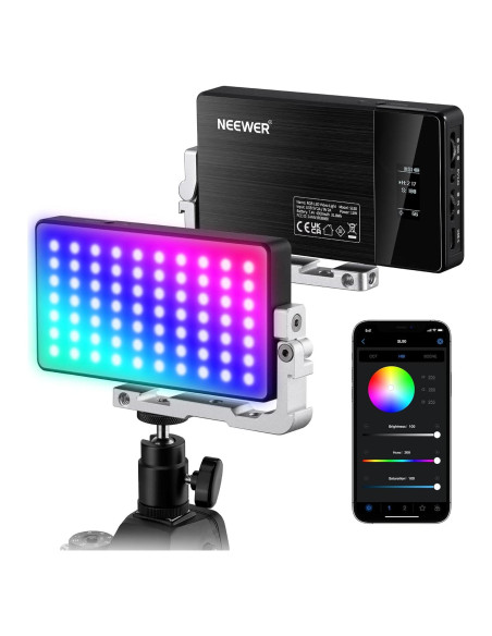 Luz de Video LED RGB NEEWER SL90 2500-10000K 4300mAh Luz de Video LED RGB NEEWER SL90 2500-10000K 4300mAh