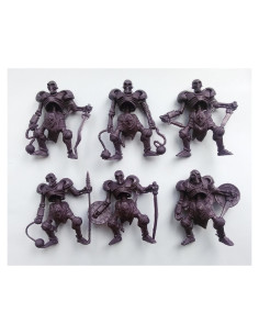 Esqueletos de Batallas 54 mm Tehnolog - 6 Figuras de Juguete
