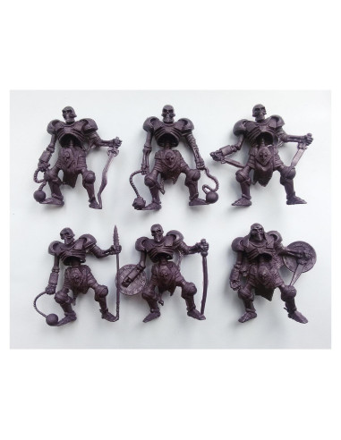 Esqueletos de Batallas 54 mm Tehnolog - 6 Figuras de Juguete