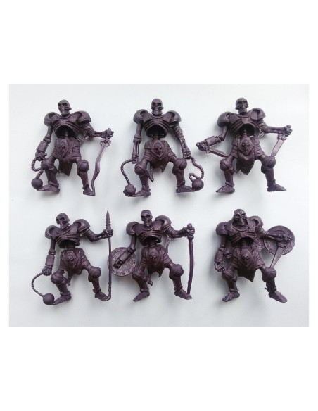 Esqueletos de Batallas 54 mm Tehnolog - 6 Figuras de Juguete