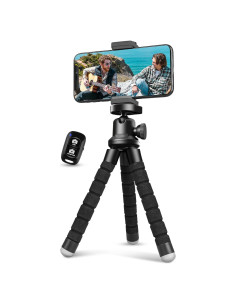 Trípode Flexible Aureday para Teléfono con Control Remoto