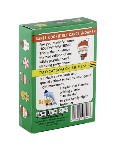 Juego de Cartas Navideño Taco Cat - Diversión Familiar 7+