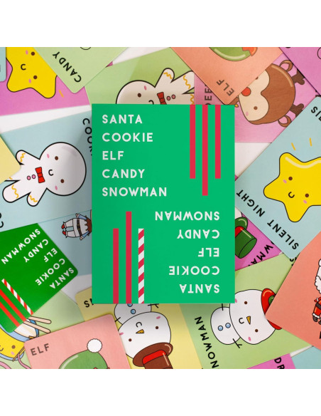 Juego de Cartas Navideño Taco Cat - Diversión Familiar 7+