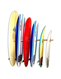 Soporte de Pared Madera StoreYourBoard para 6 Tablas Surf