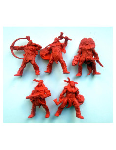 Figuras de Soldados de Juguete Tehnolog 54 mm - 5 Piezas