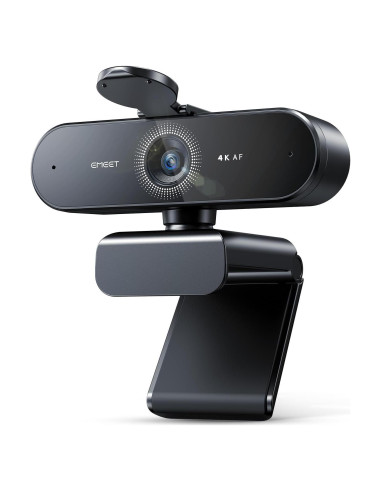 Webcam EMEET NOVA 4K - Autofoco, Duales Micrófonos, USB-A