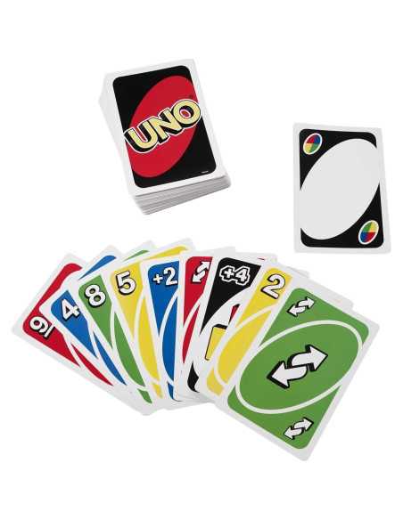 Juego de Cartas Gigante UNO Mattel para 2 a 10 Jugadores
