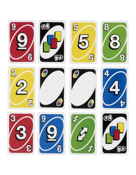 Juego de Cartas Gigante UNO Mattel para 2 a 10 Jugadores