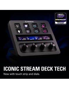 Elgato Stream Deck + Mezclador de Audio 8 Teclas LCD 2