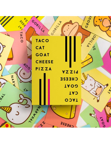 Juego de Cartas Taco Gato Cabra Queso Pizza - Dolphin Hat