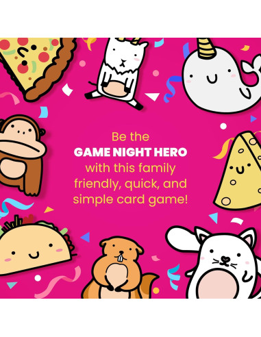 Juego de Cartas Taco Gato Cabra Queso Pizza - Dolphin Hat