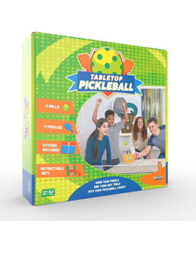 Juego de Pickleball de Mesa Buffalo Games - 4 Palas y Red