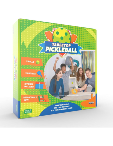 Juego de Pickleball de Mesa Buffalo Games - 4 Palas y Red