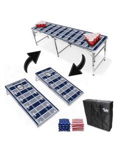Mesa 2-en-1 Party Pong y Cornhole PARTYPONG Dallas