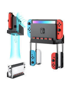 Soporte de pared para Nintendo Switch ZAONOOL negro