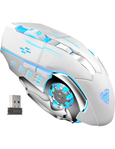 Combo Teclado Mecánico AULA F2088 y Ratón Inalámbrico SC100