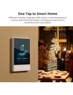 Interruptor Inteligente SONOFF NSPanel, Control Táctil, Blanco 2