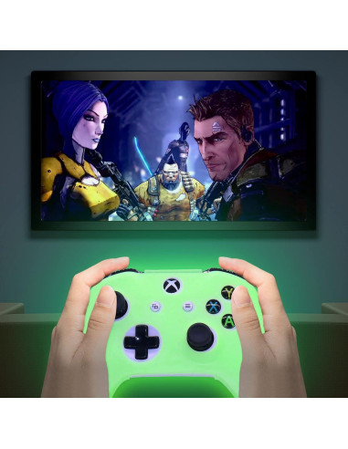 Funda de Silicona Grip HLRAO para Xbox One S + 6 Accesorios